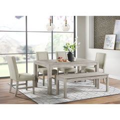 Eleanor White Dining Bench - Ornate Home