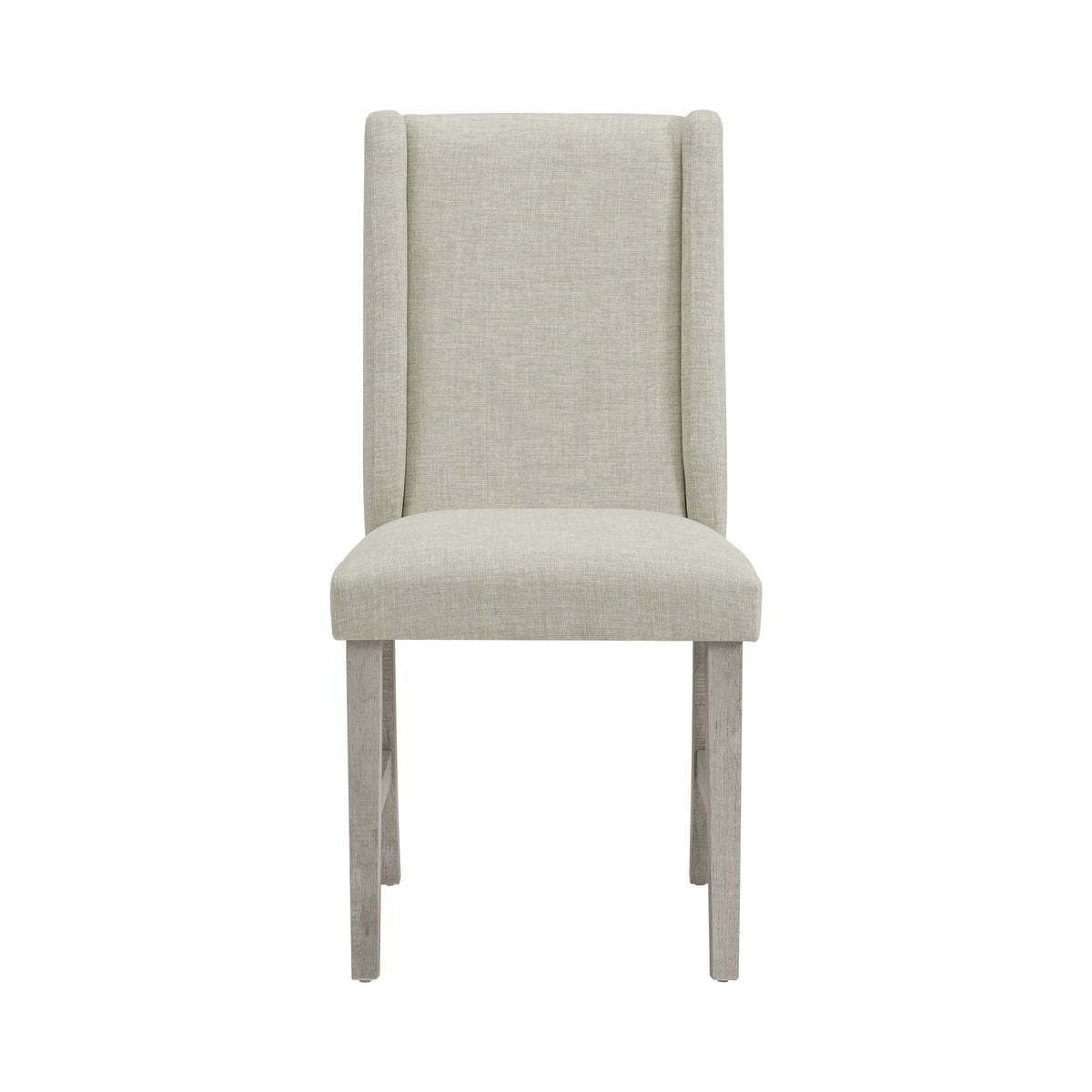 Eleanor White Dining Side Chair with Heirloom Fabric (Set of 2) - Ornate Home