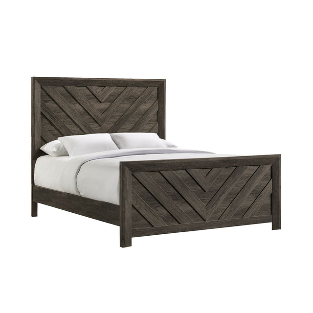Eleanor Mocha Grey Full Bed - Ornate Home
