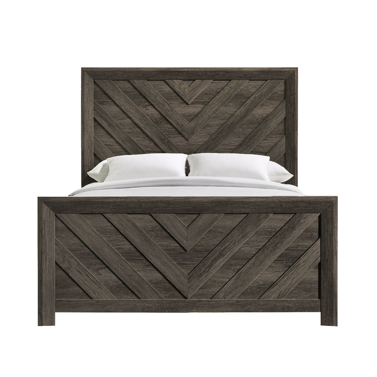 Eleanor Mocha Grey Full Bed - Ornate Home