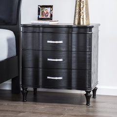 Eleanora Black Queen 4 Piece Bedroom Set - Ornate Home