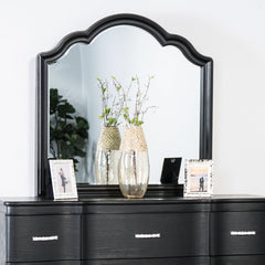 Eleanora Black Queen 5 Piece Bedroom Set w/Chest - Ornate Home