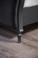 Eleanora Black Queen Bed - Ornate Home