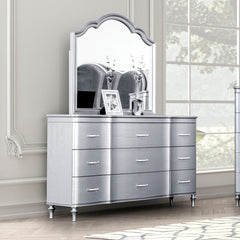 Eleanora Silver Queen 4 Piece Bedroom Set - Ornate Home