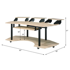 Eleazar Music Recording Studio Desk - Ornate Home
