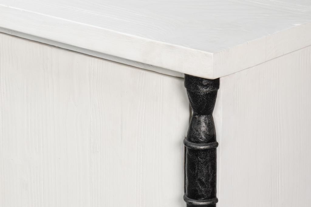 Elegance White Credenza - Ornate Home