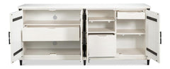 Elegance White Credenza - Ornate Home