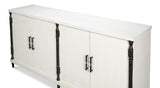 Elegance White Credenza - Ornate Home