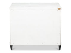 Elegance White Nightstand - Ornate Home