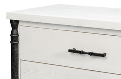 Elegance White Nightstand - Ornate Home