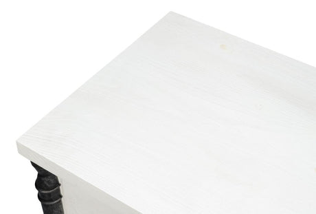 Elegance White Nightstand - Ornate Home