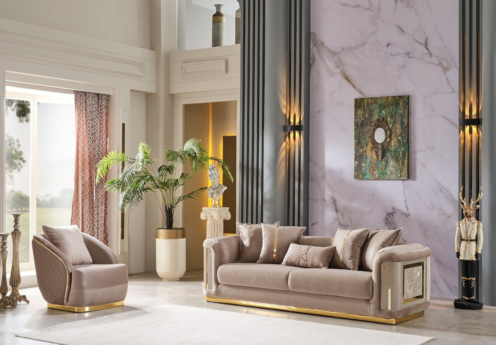 Elegance Beige Chair