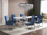Element 6-Piece Dining Chairs in Blue - Ornate Home
