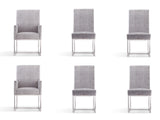 Element 6-Piece Dining Chairs in Grey - Ornate Home