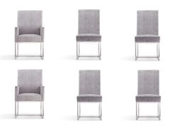 Element 6-Piece Dining Chairs in Grey - Ornate Home
