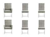 Element 6-Piece Dining Chairs in Steel - Ornate Home