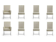 Element 8-Piece Dining Chairs in Champagne - Ornate Home