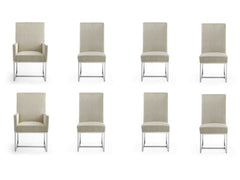 Element 8-Piece Dining Chairs in Champagne - Ornate Home