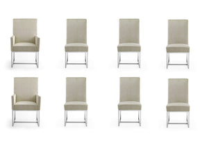 Element 8-Piece Dining Chairs in Champagne - Ornate Home