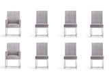 Element 8-Piece Dining Chairs in Grey - Ornate Home