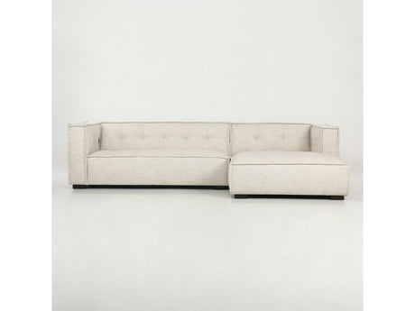 Element Beige 2pc Sectional w/RAF Chaise - Ornate Home