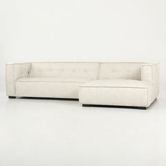 Element Beige 2pc Sectional w/RAF Chaise - Ornate Home