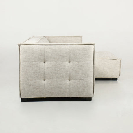 Element Beige 2pc Sectional w/RAF Chaise - Ornate Home