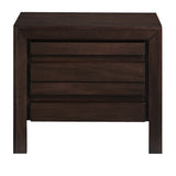 Element Charging Station Nightstand in Chocolate Brown - Ornate Home