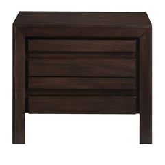 Element Charging Station Nightstand in Chocolate Brown - Ornate Home