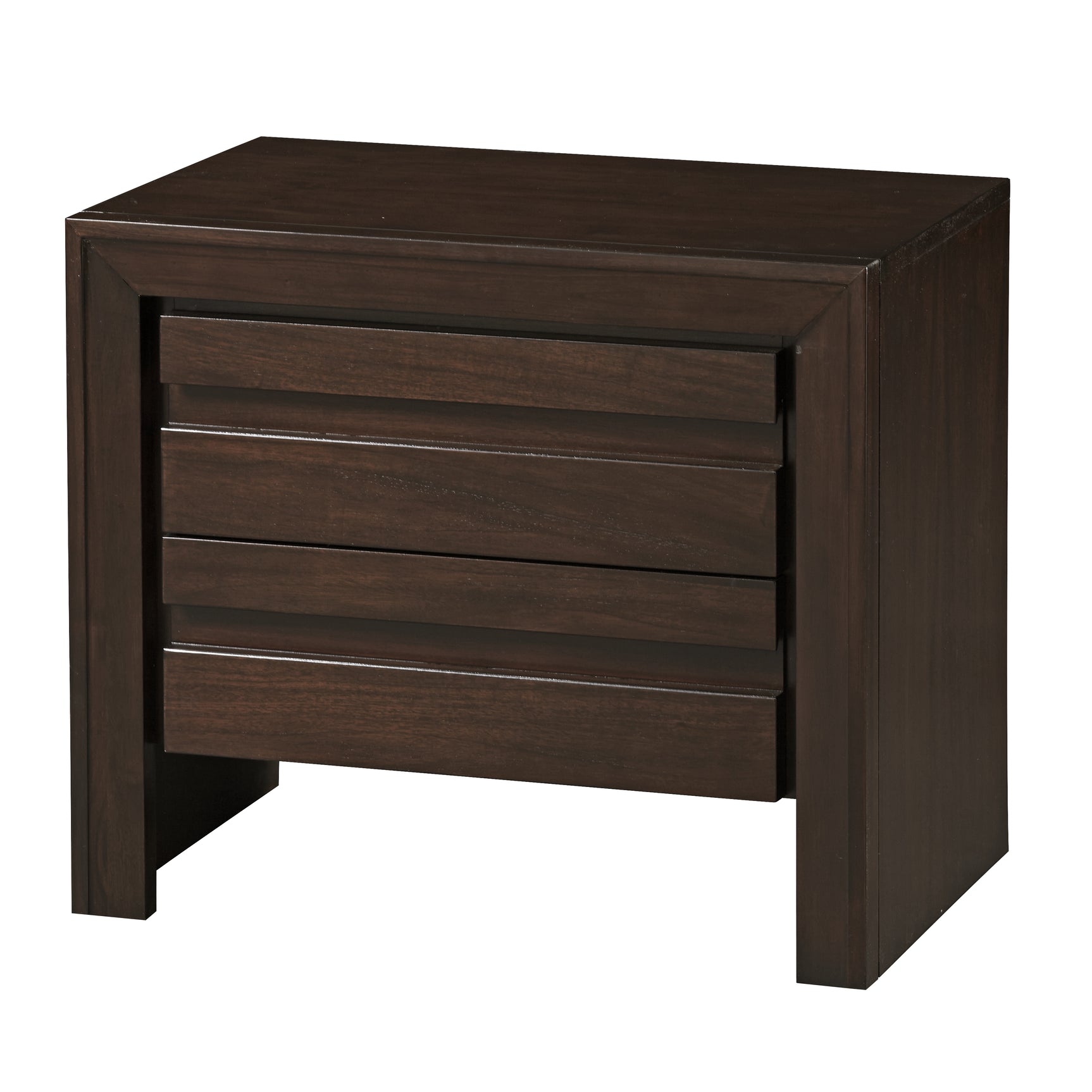 Element Charging Station Nightstand in Chocolate Brown - Ornate Home