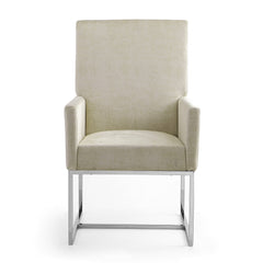Element Dining Armchair in Champagne (set of 2) - Ornate Home