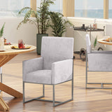 Element Dining Armchair in Grey - Ornate Home