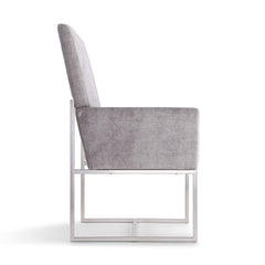 Element Dining Armchair in Grey - Ornate Home