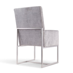 Element Dining Armchair in Grey - Ornate Home