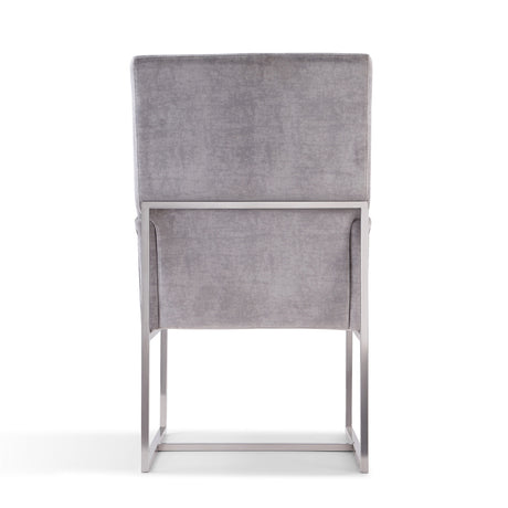 Element Dining Armchair in Grey (set of 2) - Ornate Home