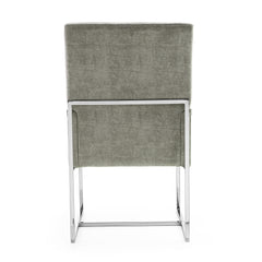 Element Dining Armchair in Steel - Ornate Home