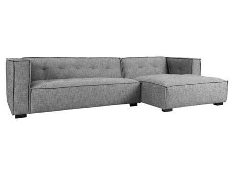 Element Gray 2pc Sectional w/RAF Chaise - Ornate Home