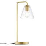 Element Satin Brass Glass Table Lamp - Ornate Home