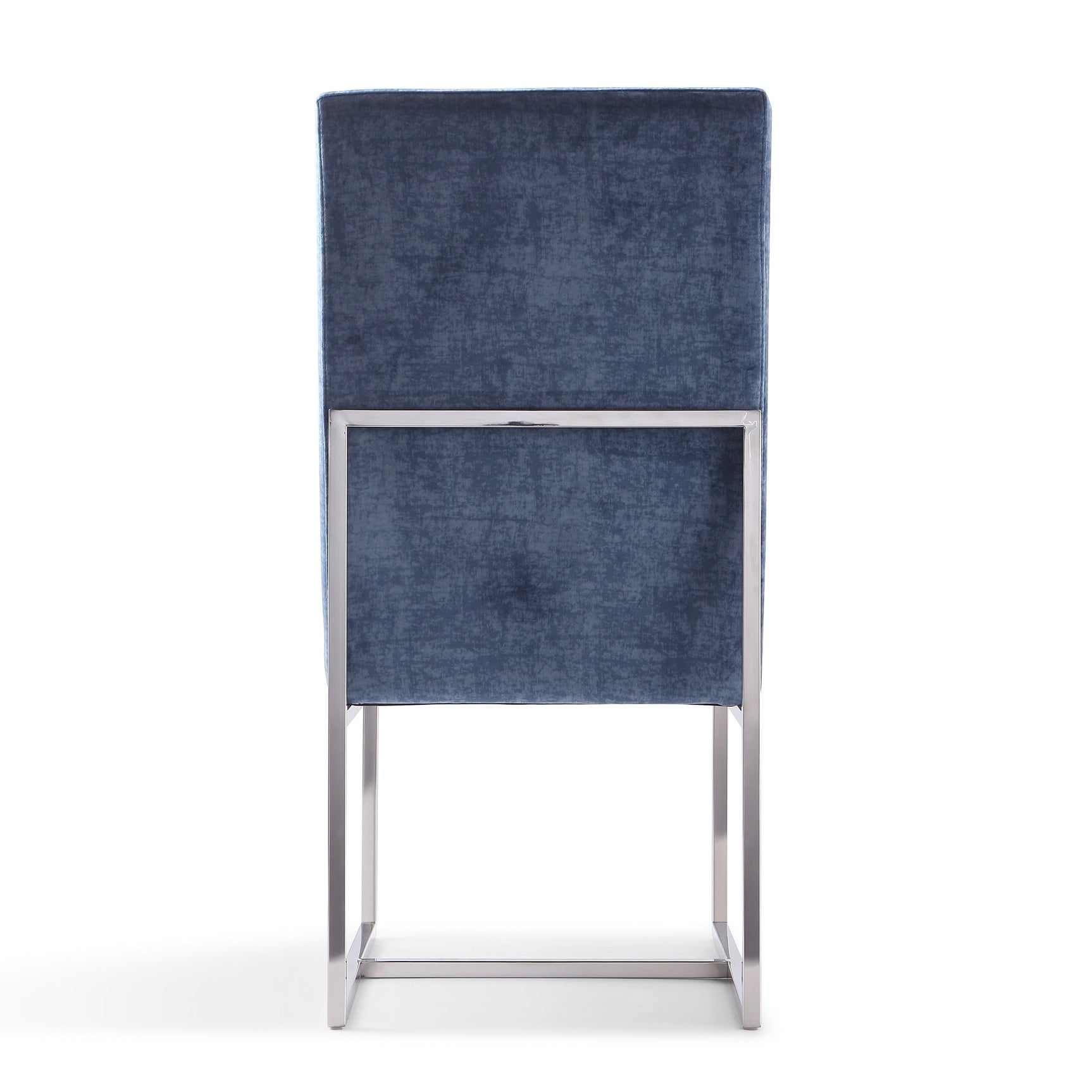 Element Velvet Dining Chair in Blue (set of 2) - Ornate Home