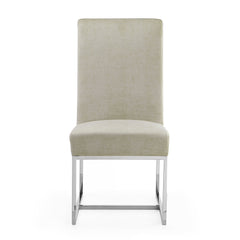 Element Velvet Dining Chair in Champagne - Ornate Home