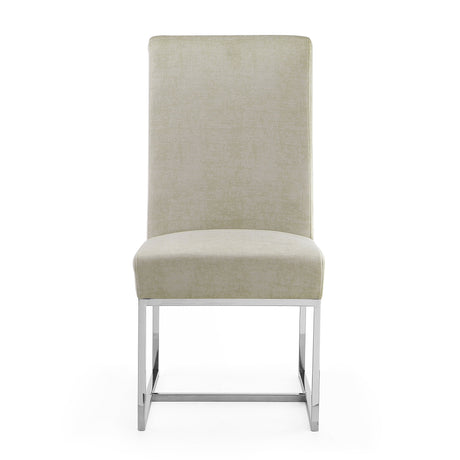 Element Velvet Dining Chair in Champagne - Ornate Home