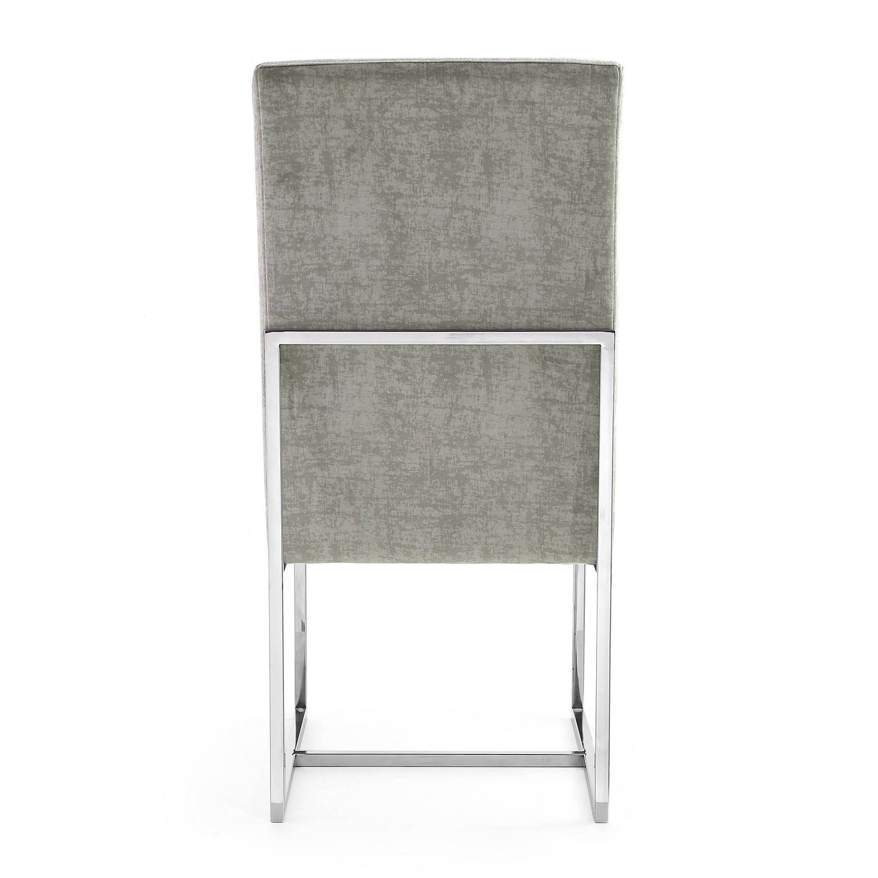 Element Velvet Dining Chair in Steel - Ornate Home