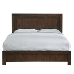 Element Wood Full Platform Bed in Chocolate Brown - Ornate Home