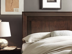 Element Wood Queen Platform Bed in Chocolate Brown - Ornate Home