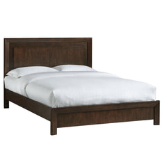 Element Wood Queen Platform Bed in Chocolate Brown - Ornate Home