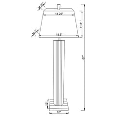 Elena Brown Floor Lamp - Ornate Home