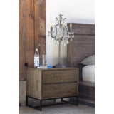 Elena Light Brown Nightstand - Ornate Home