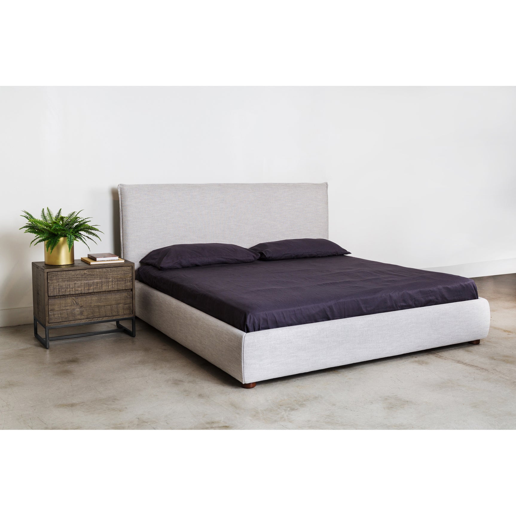 Elena Light Brown Nightstand - Ornate Home