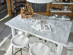 Elena Picket Fence Counter Table - Ornate Home