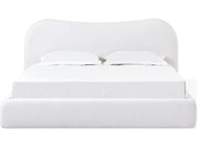 Elena Vanilla California King Upholstered Bed - Ornate Home